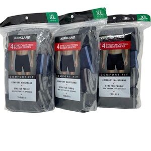 (12) Kirkland Signature Comfort Fit Tagless Boxer Briefs Sz XL(40-42in) OPEN PKS